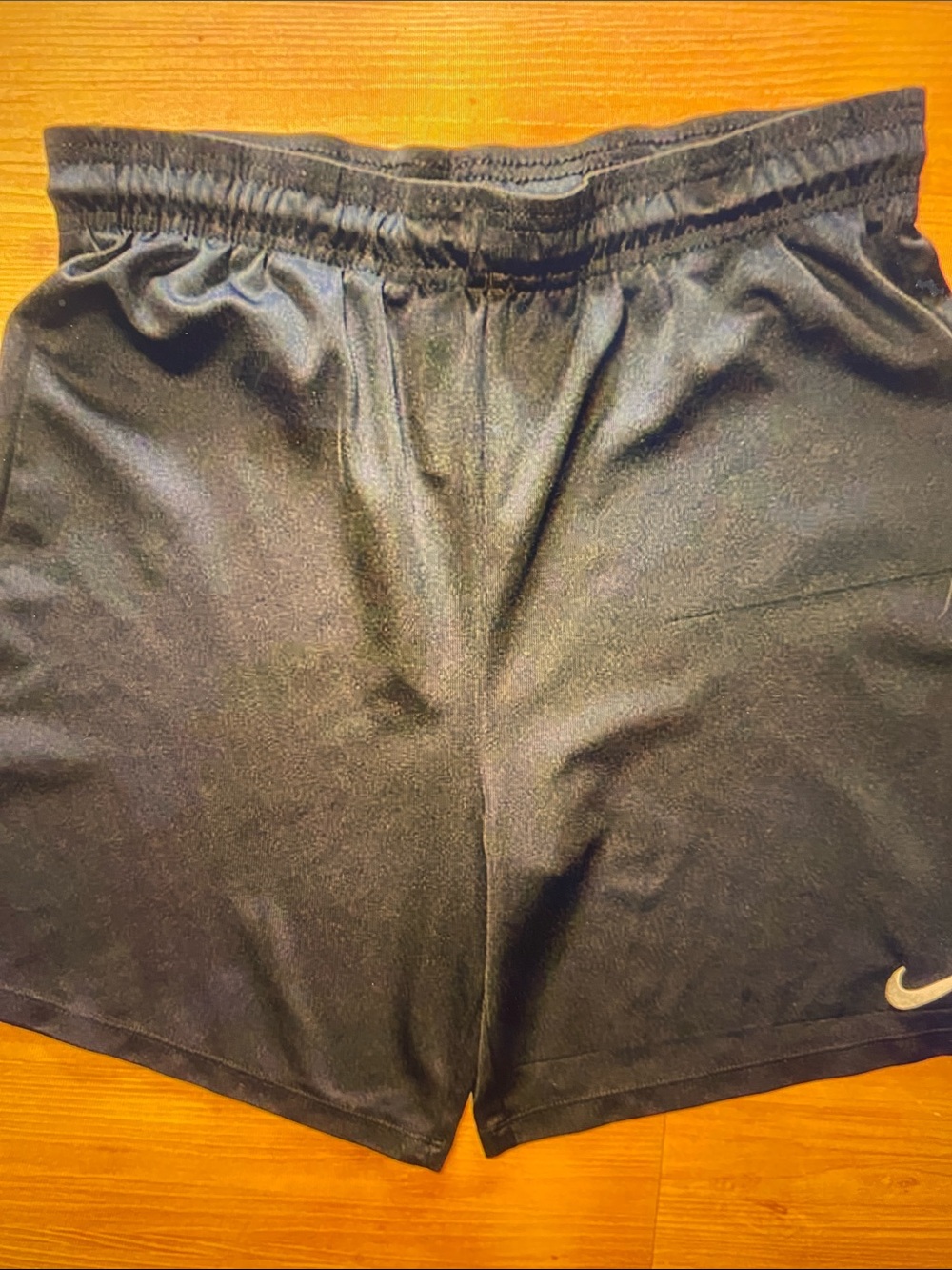Nike Men’s Black Athletic Training Shorts with Swoosh